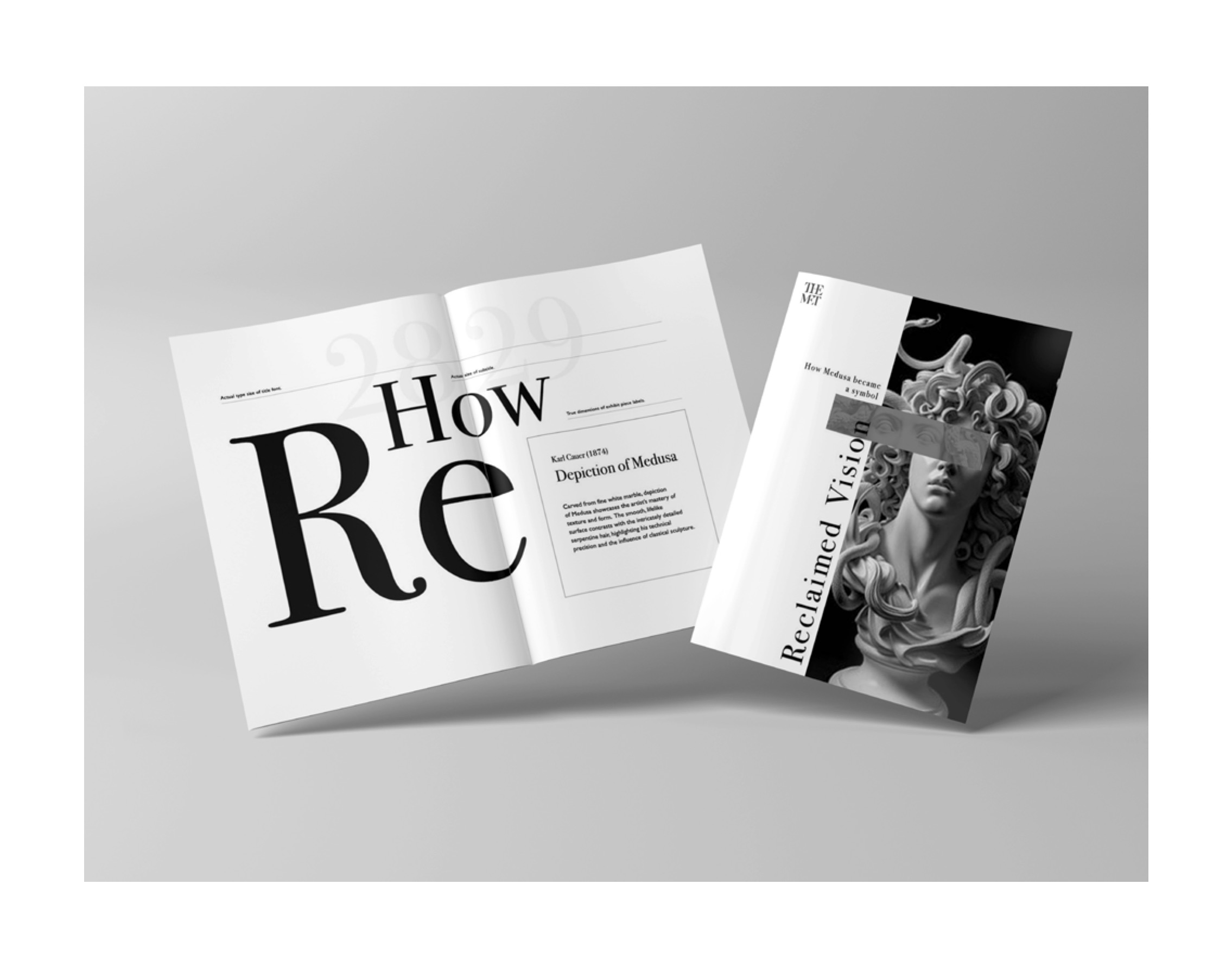 museum mockup bw