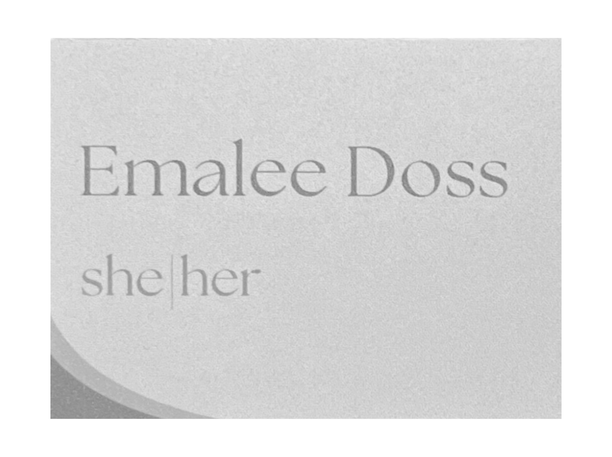 nametag bw